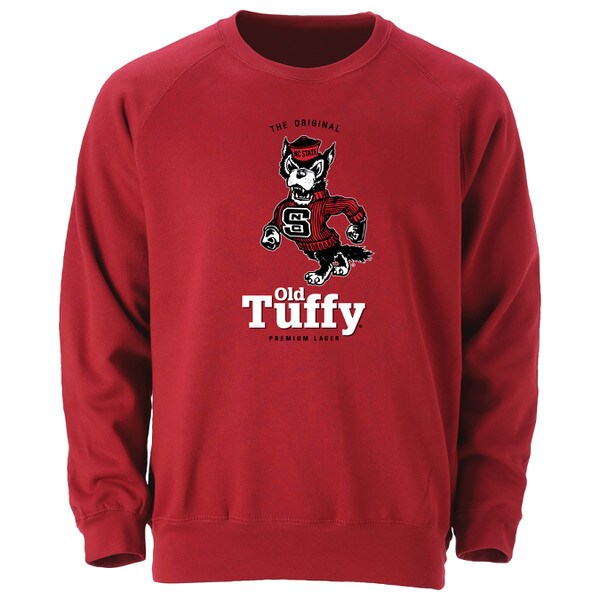 Red Crew Sweatshirt - Old Tuffy Lag